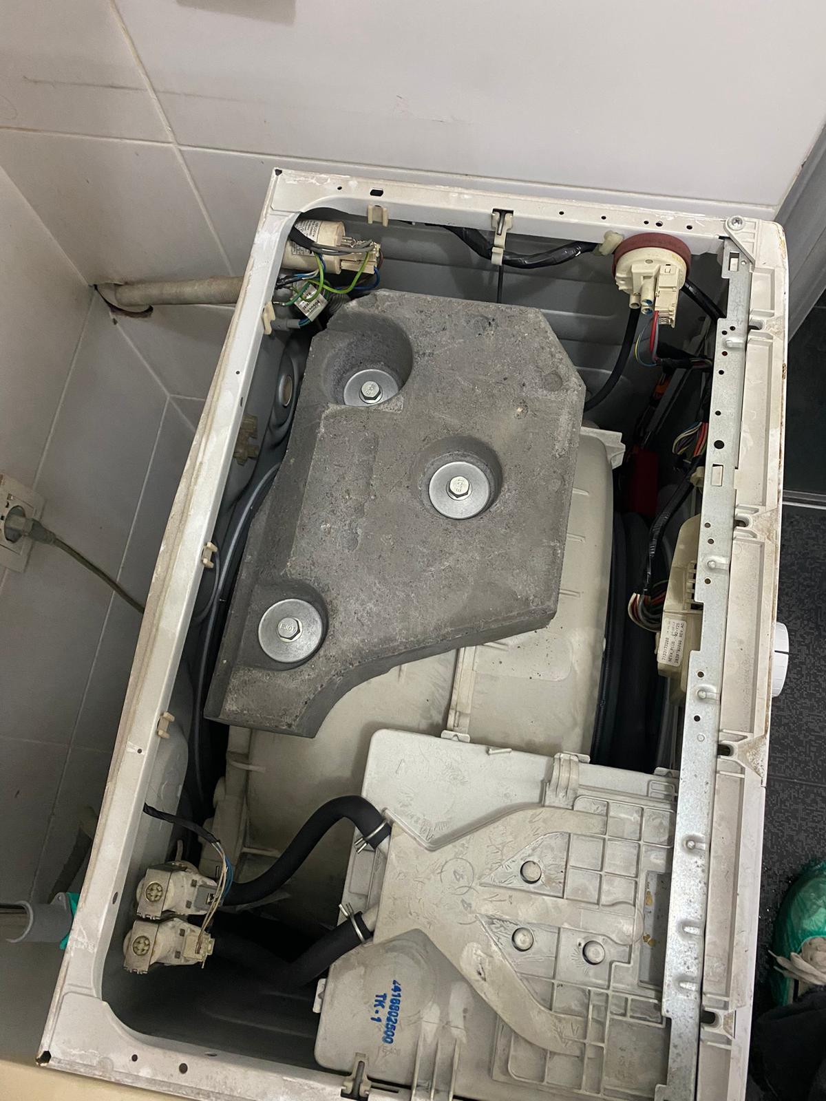 Gerçek çamaşır makinesi servis servis çalışması #1