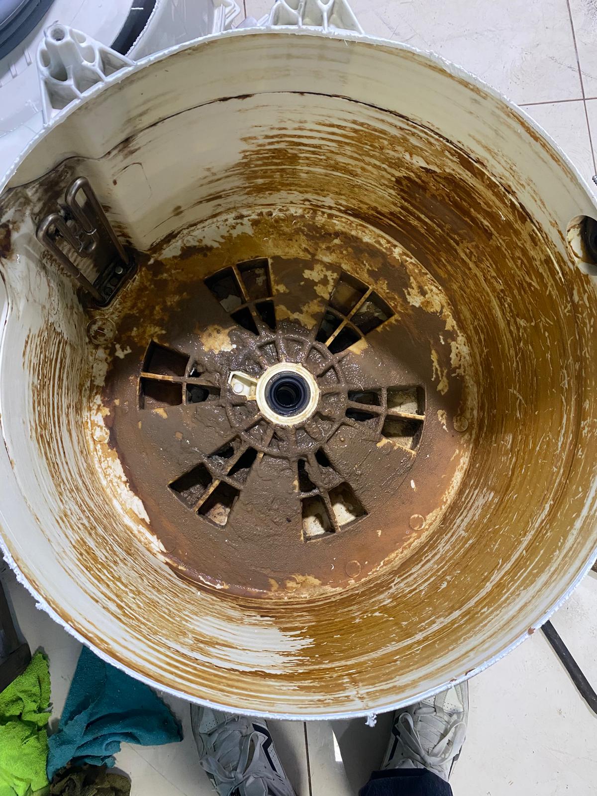 Gerçek çamaşır makinesi servis servis çalışması #9