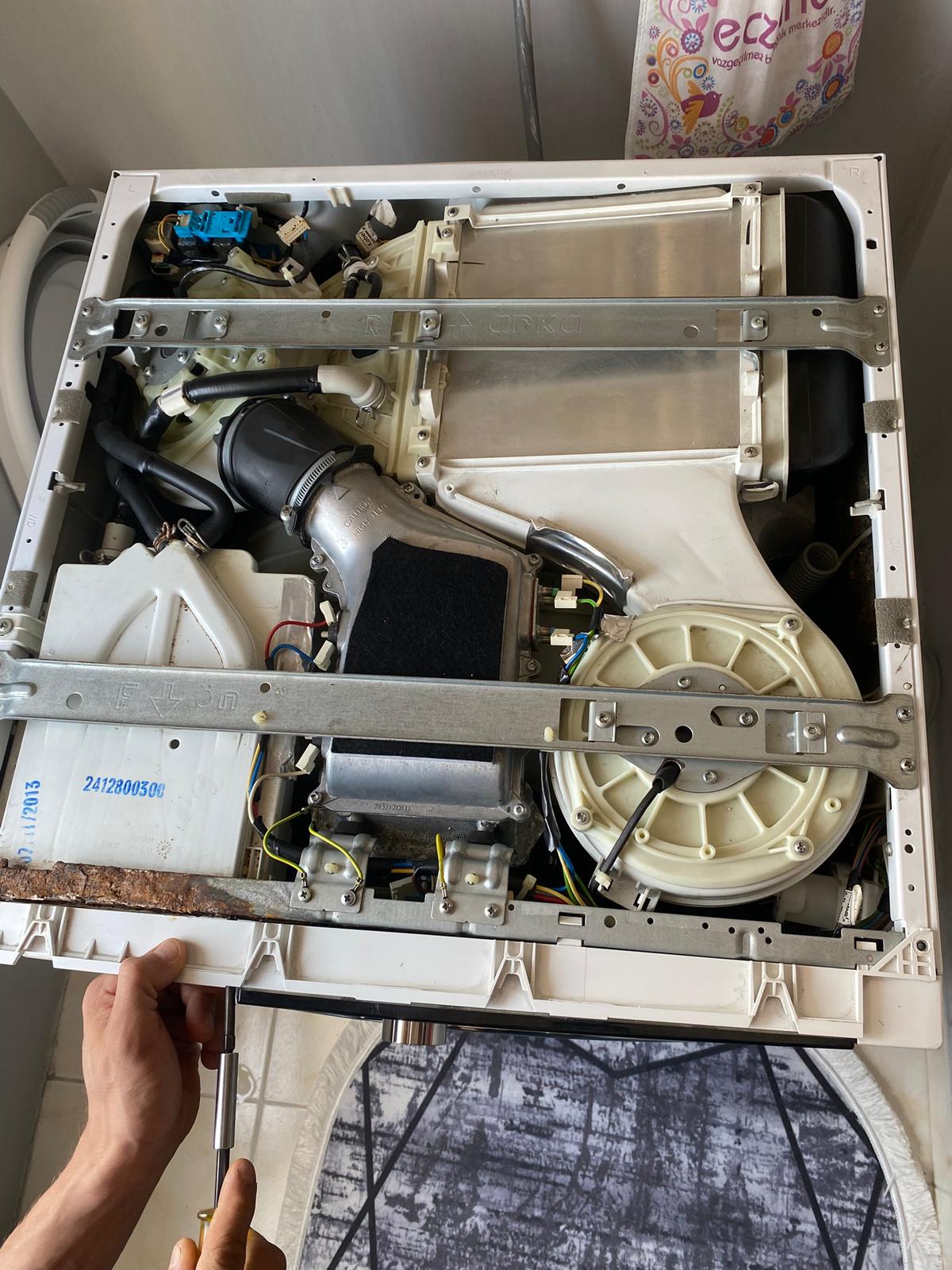 Gerçek çamaşır makinesi servis servis çalışması #27